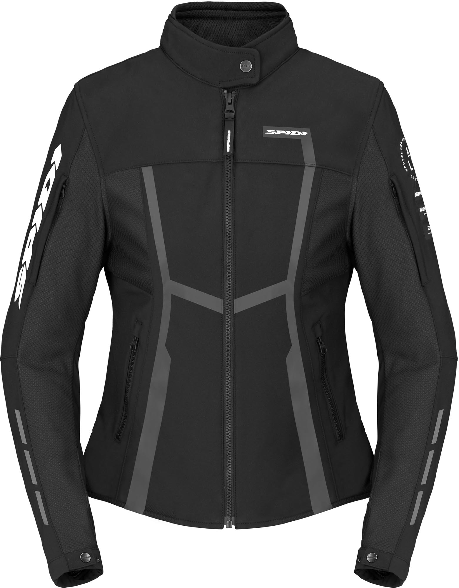 Spidi Motojoy Damen Motorrad Textiljacke schwarz/weiß S Abbildung 1