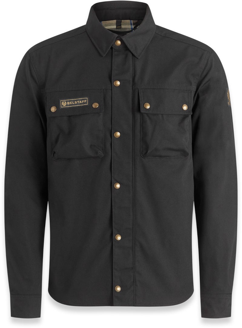 Belstaff Mansion Motorrad Hemd schwarz L Abbildung 1