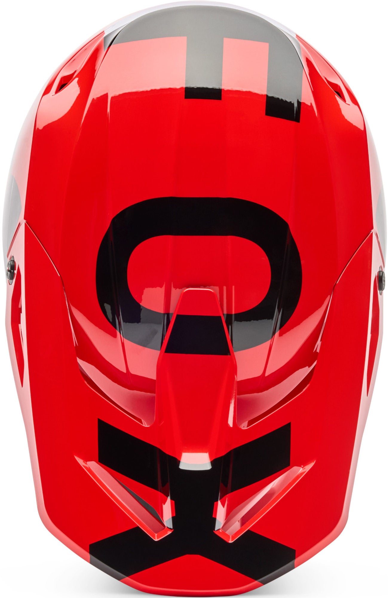 FOX V1 Shield Casco da motocross giovanile rosso Y/L (52/53) Figura 4