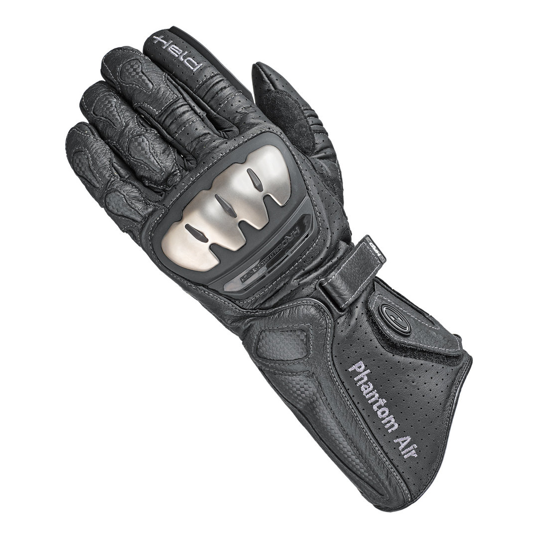 Held Phantom Air perforerede motorcykelhandsker Sort 9 Figur 1