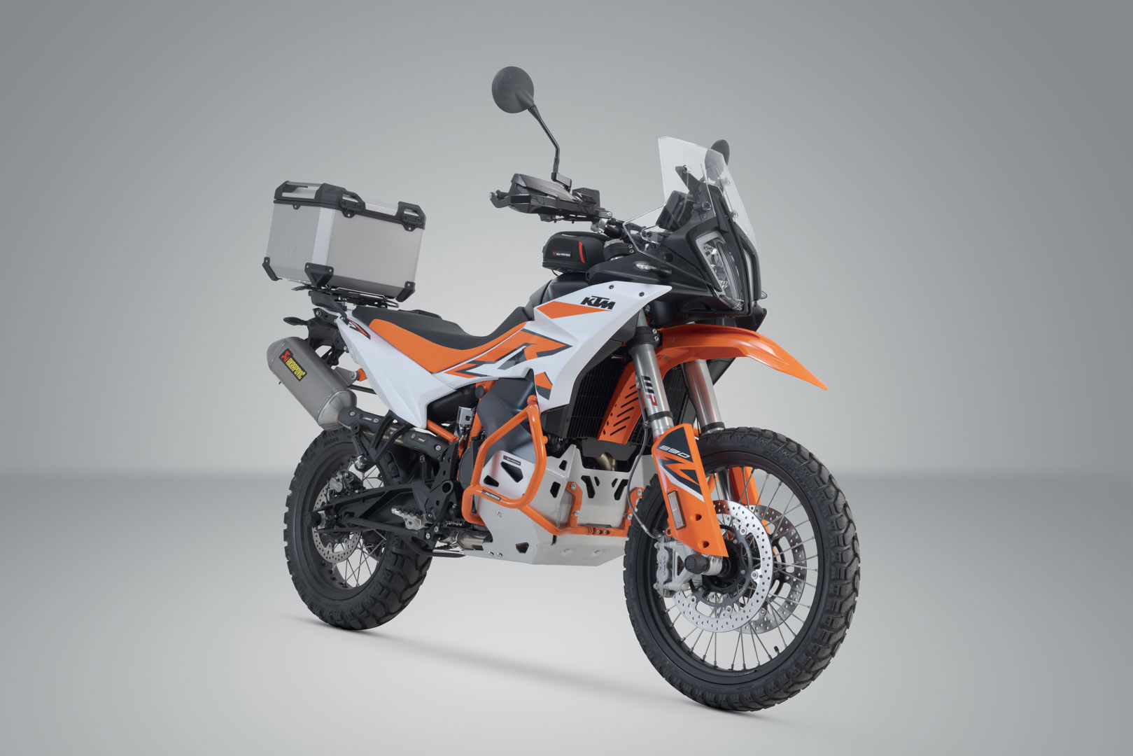 Sistem top case SW-Motech TRAX ADV - Argintiu. Modele KTM, Husqvarna Norden 901. Figura 2