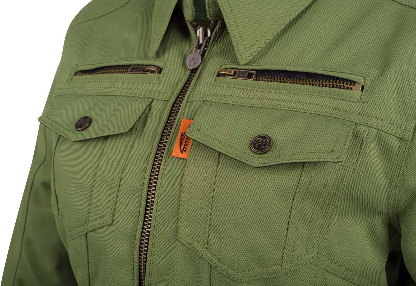 Segura Patrol Damen Motorrad Textiljacke khaki 44 Abbildung 6
