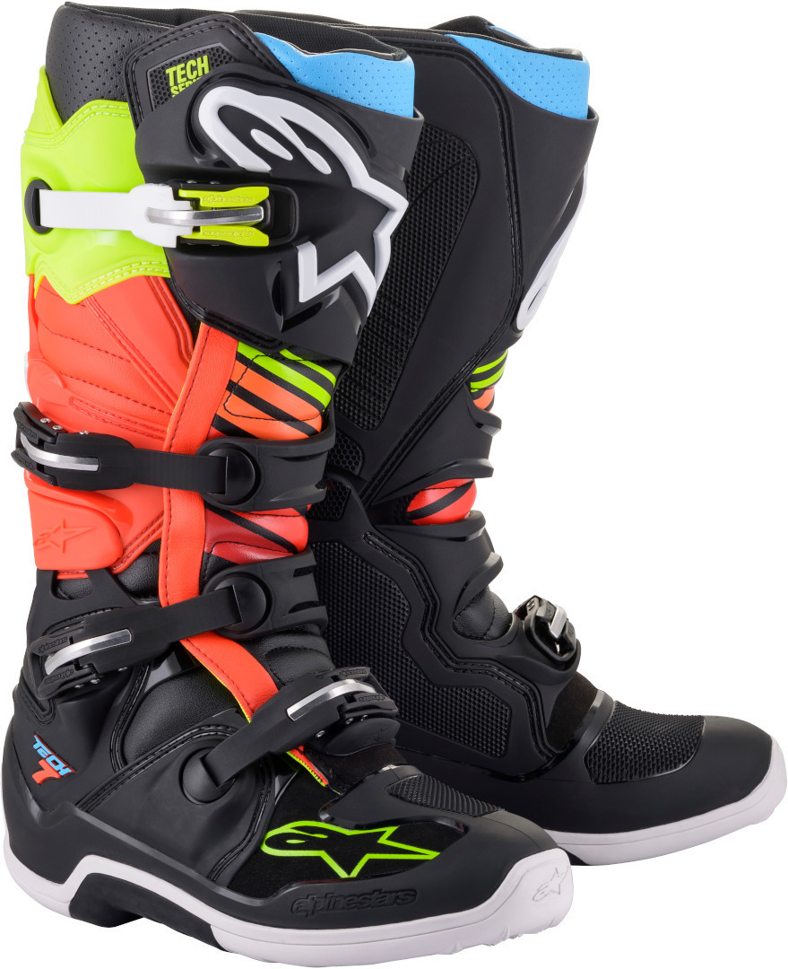 Alpinestars Tech 7 Bottes de motocross noir/jaune/rouge 16 (52) Figure 1