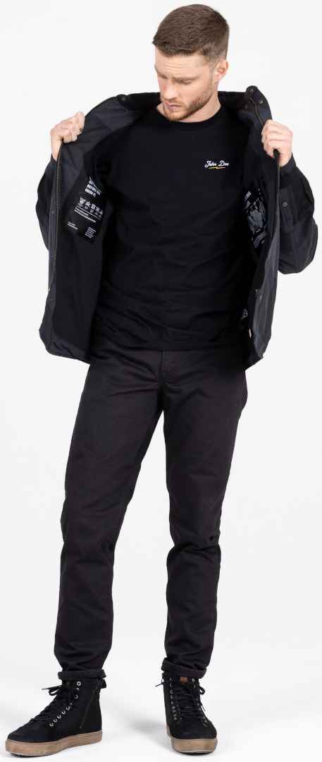 John Doe Classic Tapered Motorcykel Jeans Sort 32/32 Figur 15