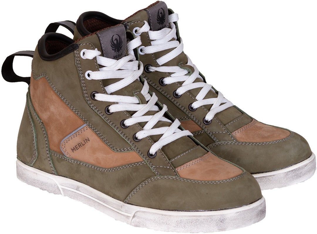 Merlin Pioneer Chaussures de moto imperméables Vert 46 Figure 1