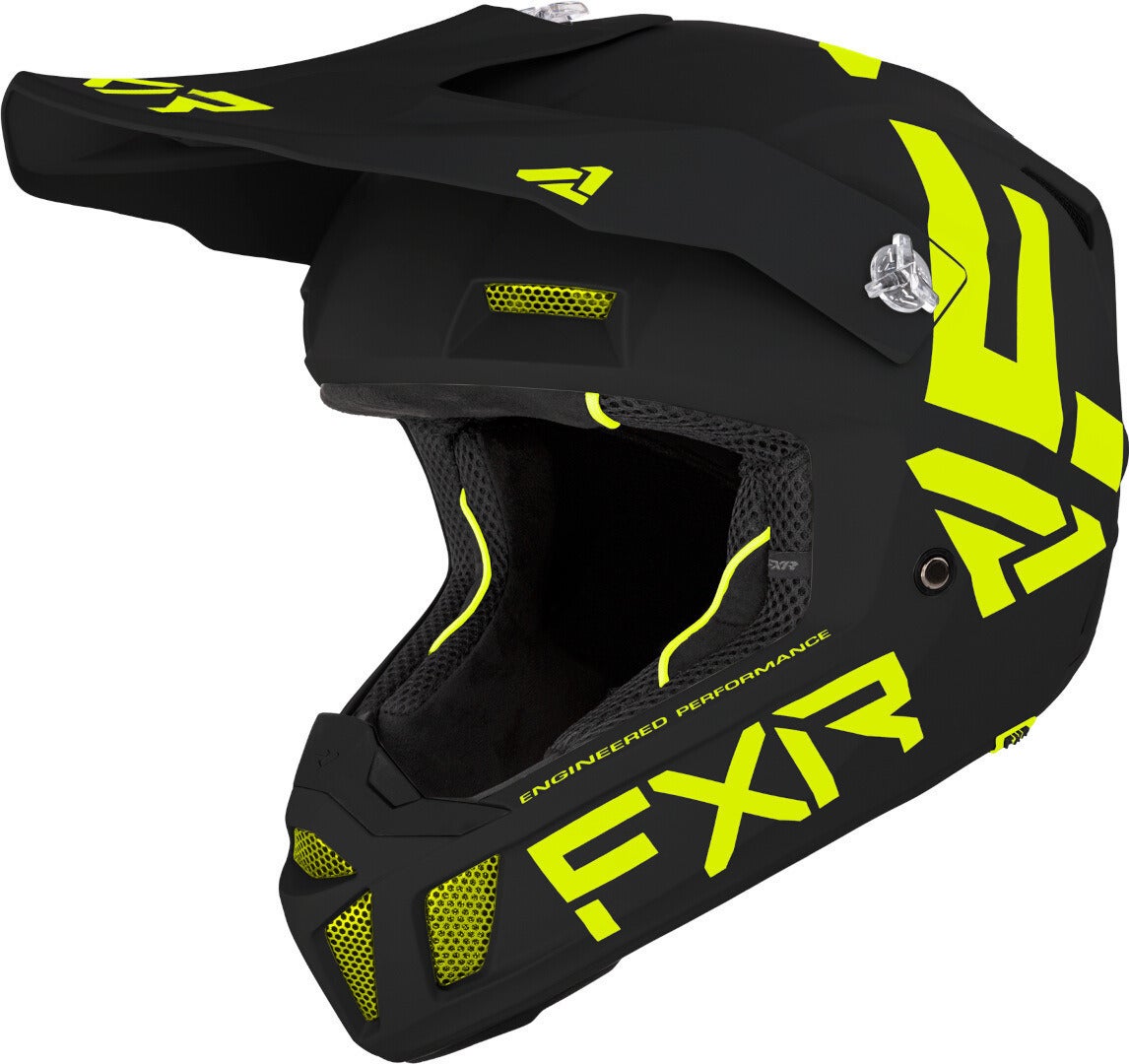 FXR Clutch CX MX Gear Casco Motocross giallo/nero L (59/60) Figura 1