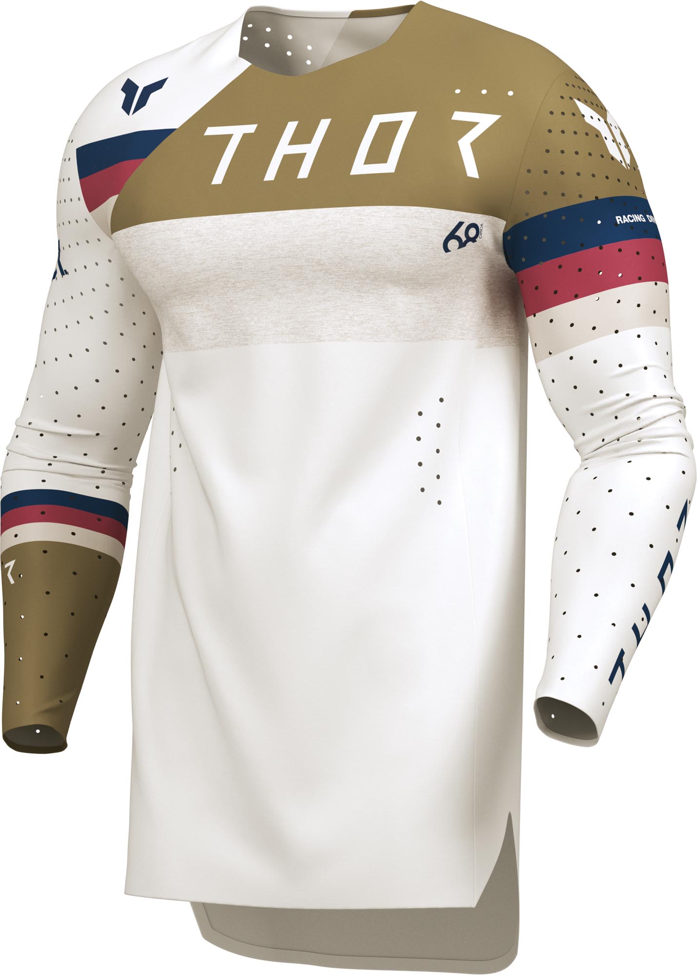 Thor Sportmode League Motocross Jersey white S Figure 1