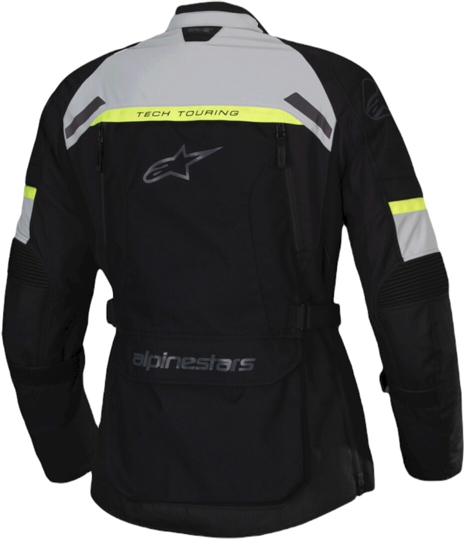 Alpinestars Stella Bogota Pro Drystar® vattentät damer motorcykel textil jacka svart/gul XL Figur 2