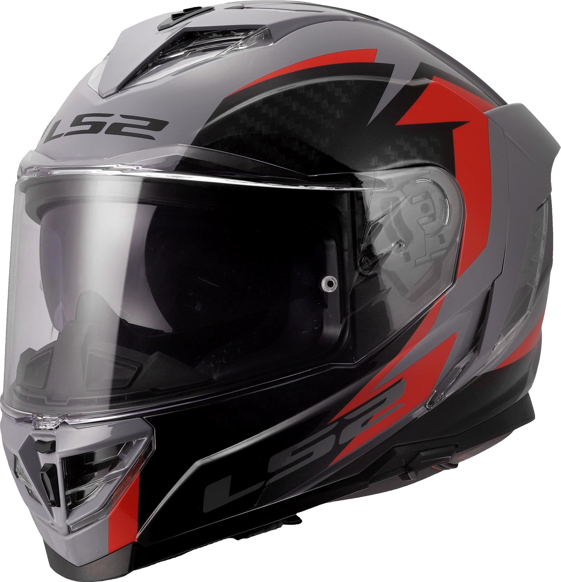 LS2 FF818 Storm III Dynamo Casco gris/rojo XXXL (65/66) Figura 1