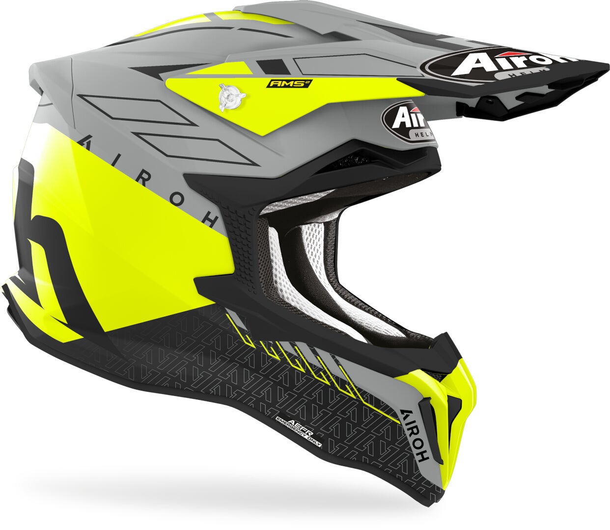 Airoh Strycker Skin Motocross Helmet yellow matt M (57/58) Figure 2
