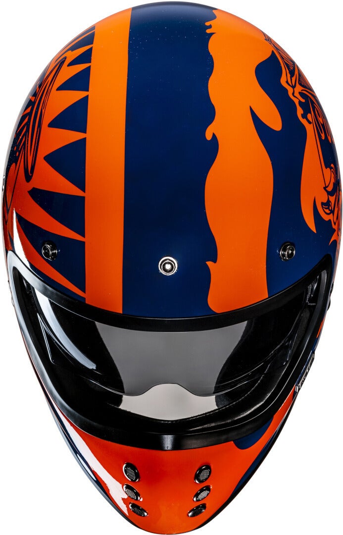 HJC V60 Flame Casco Arancione/blu L (58/59) Figura 3