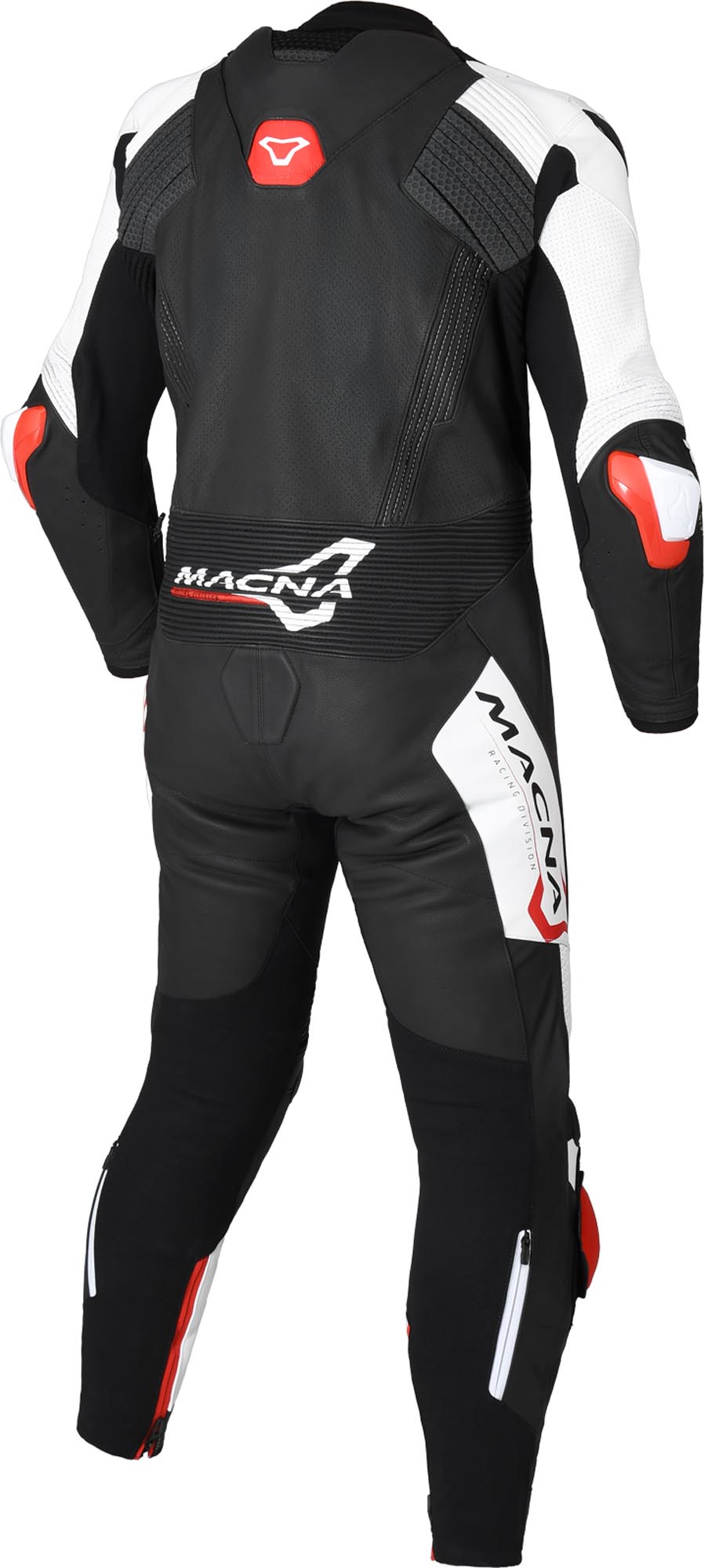 Macna Blitz One Piece Motorcycle Leather Suit black/red 58 Figure 2