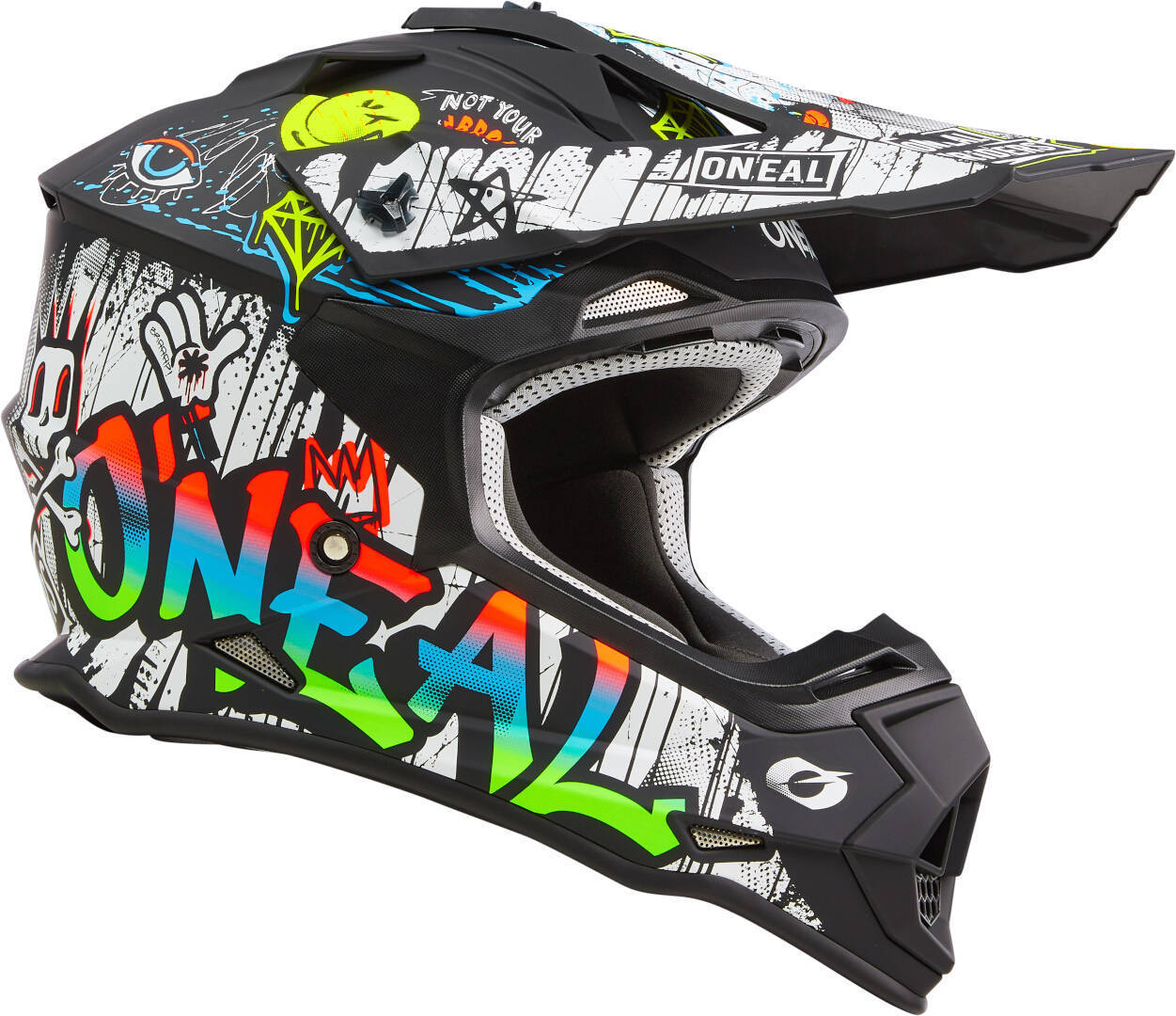 Oneal 2SRS Rancid Casque de motocross multicolore S (55/56) Figure 3