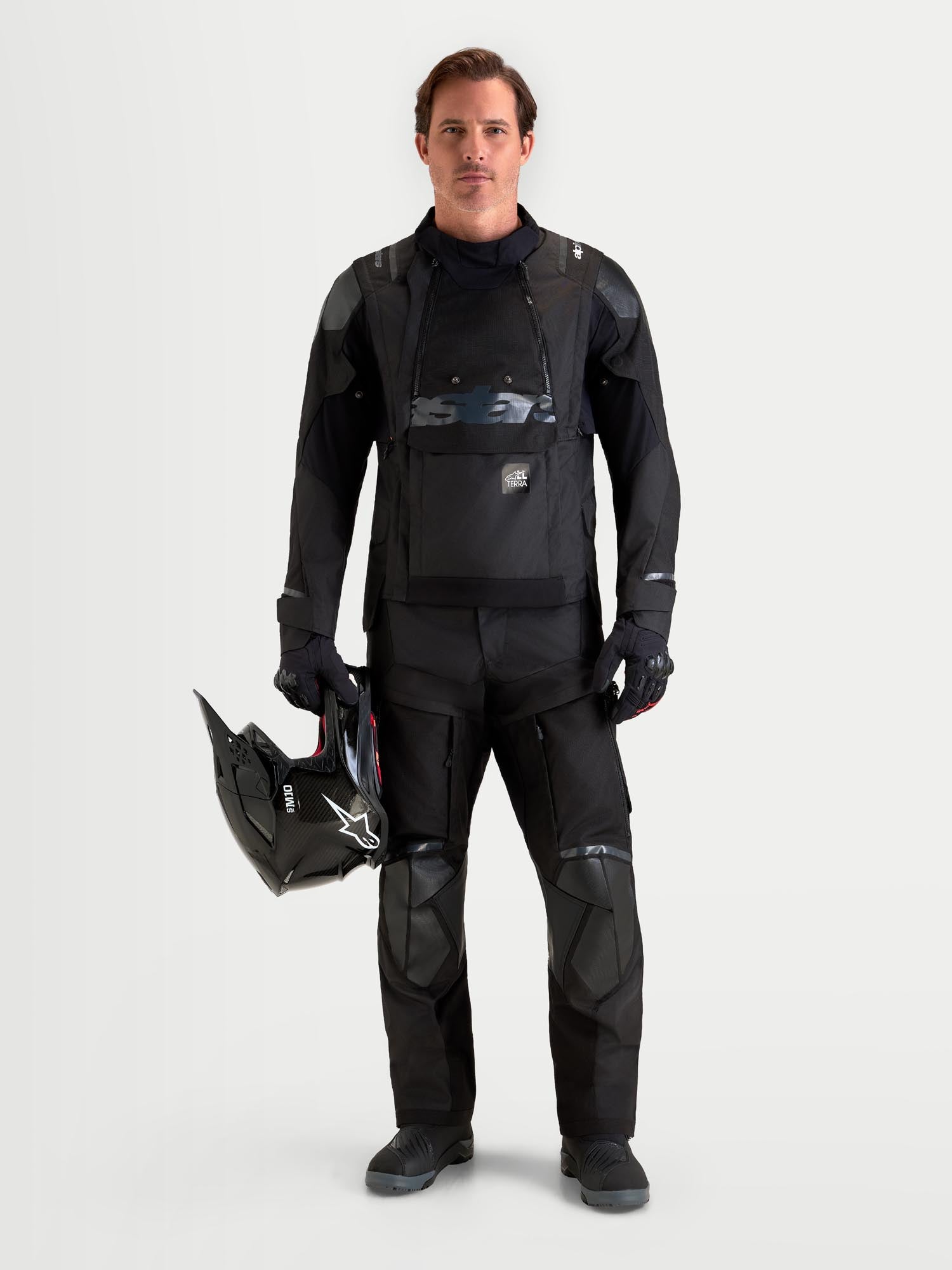 Alpinestars Harok V2 Drystar vandtætte motorcykeltekstilbukser Sort M Figur 3