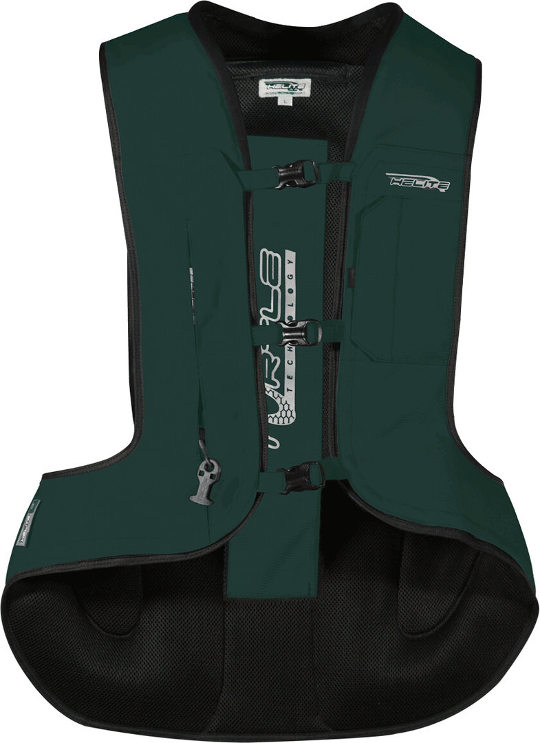 Helite Turtle 2.0 Airbag Vest mørkegrøn L Figur 1