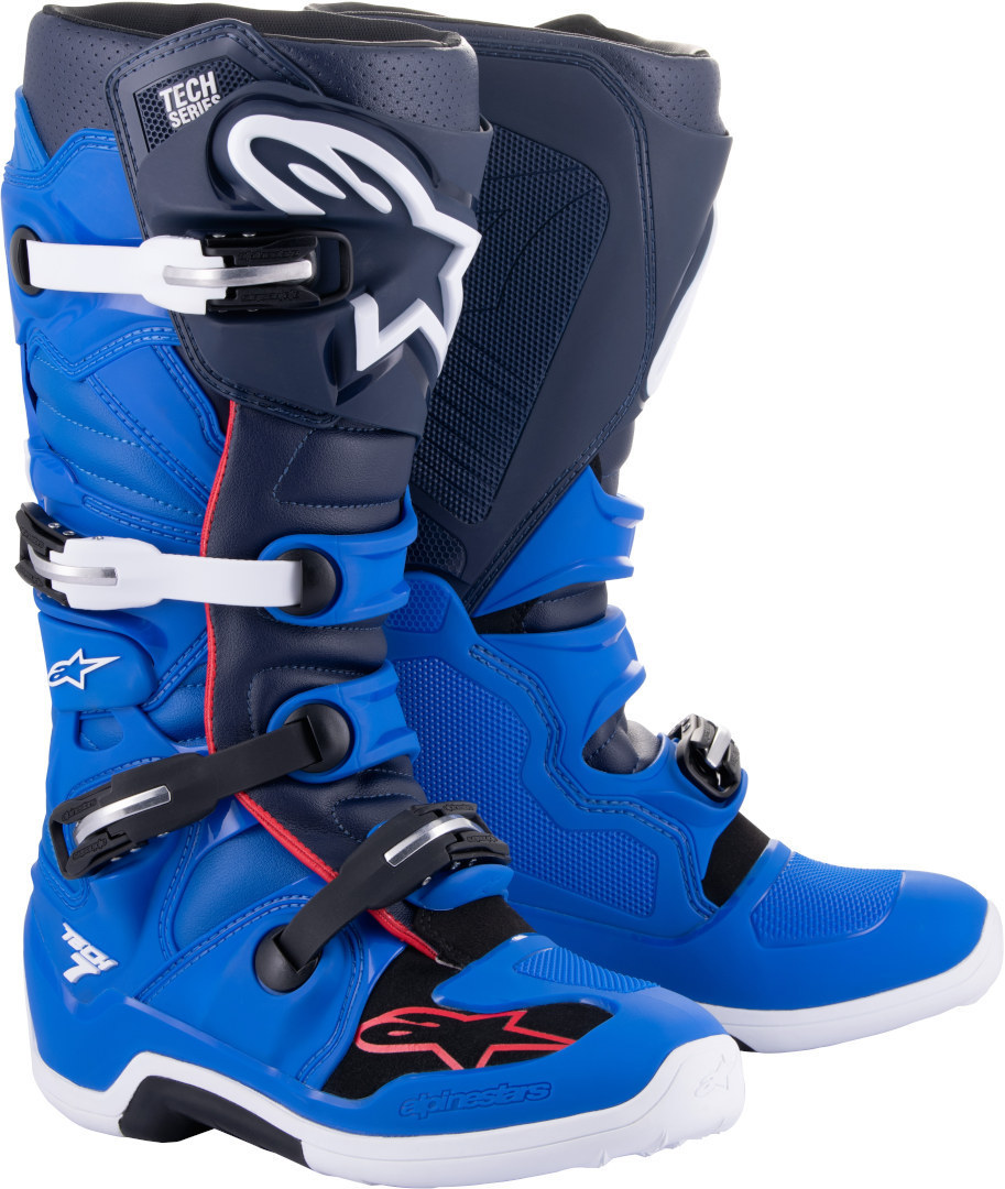 Alpinestars Tech 7 Motocross Boots dark blue/light blue/white 10 (44,5) Figure 1