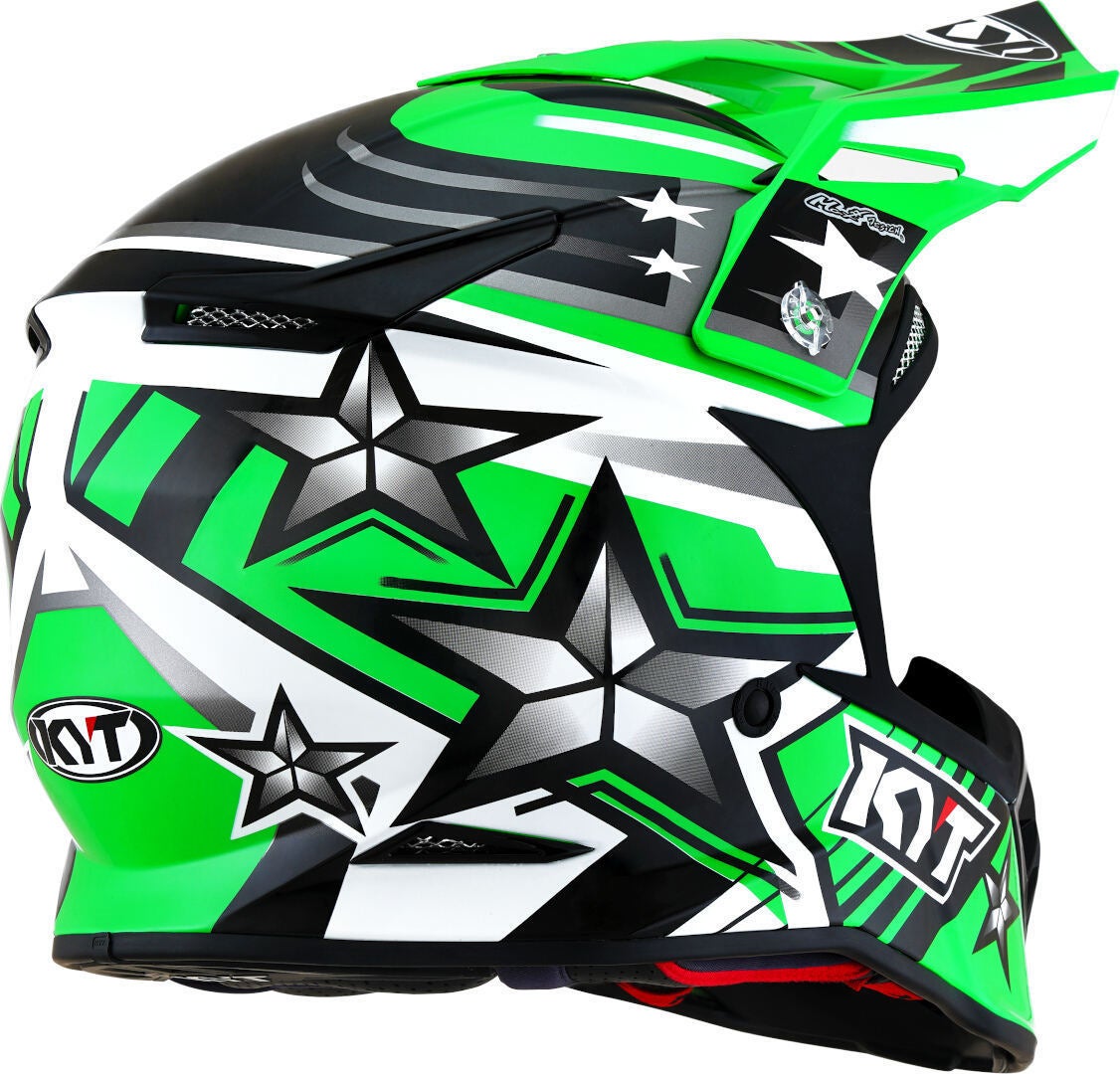 KYT Skyhawk Ardor Casque Motocross Vert XL (61/62) Figure 2