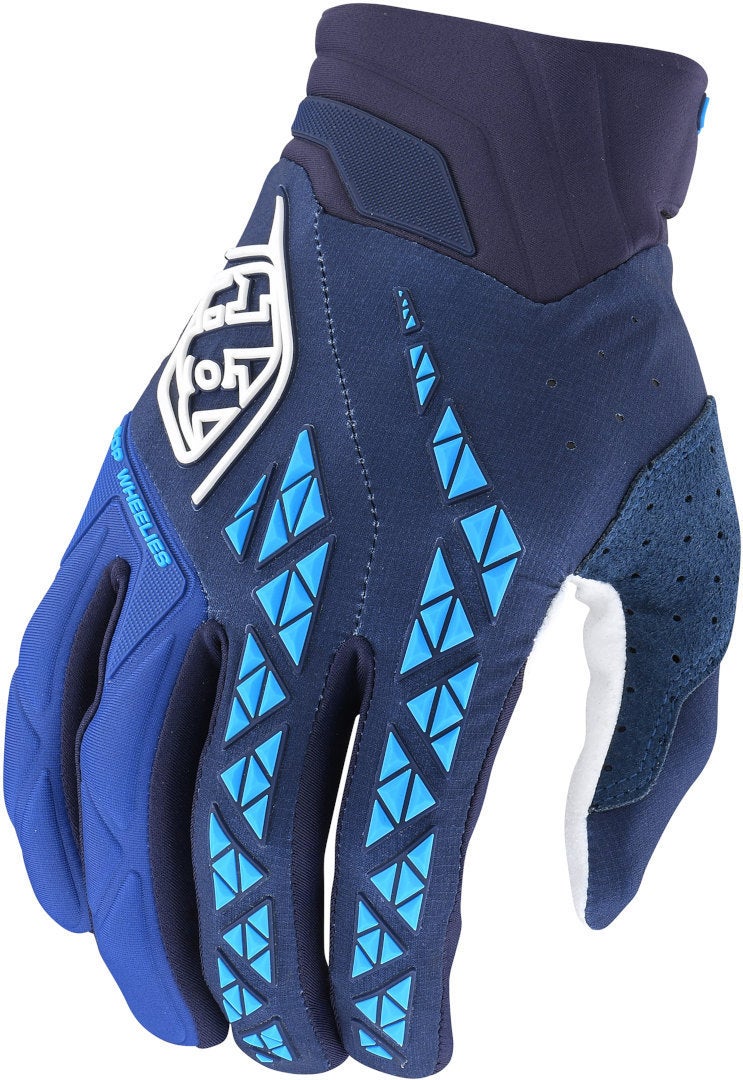 Troy Lee Designs SE Pro Motokrosové rukavice tmavě modrá/světle modrá/bílá L Obrázek 1