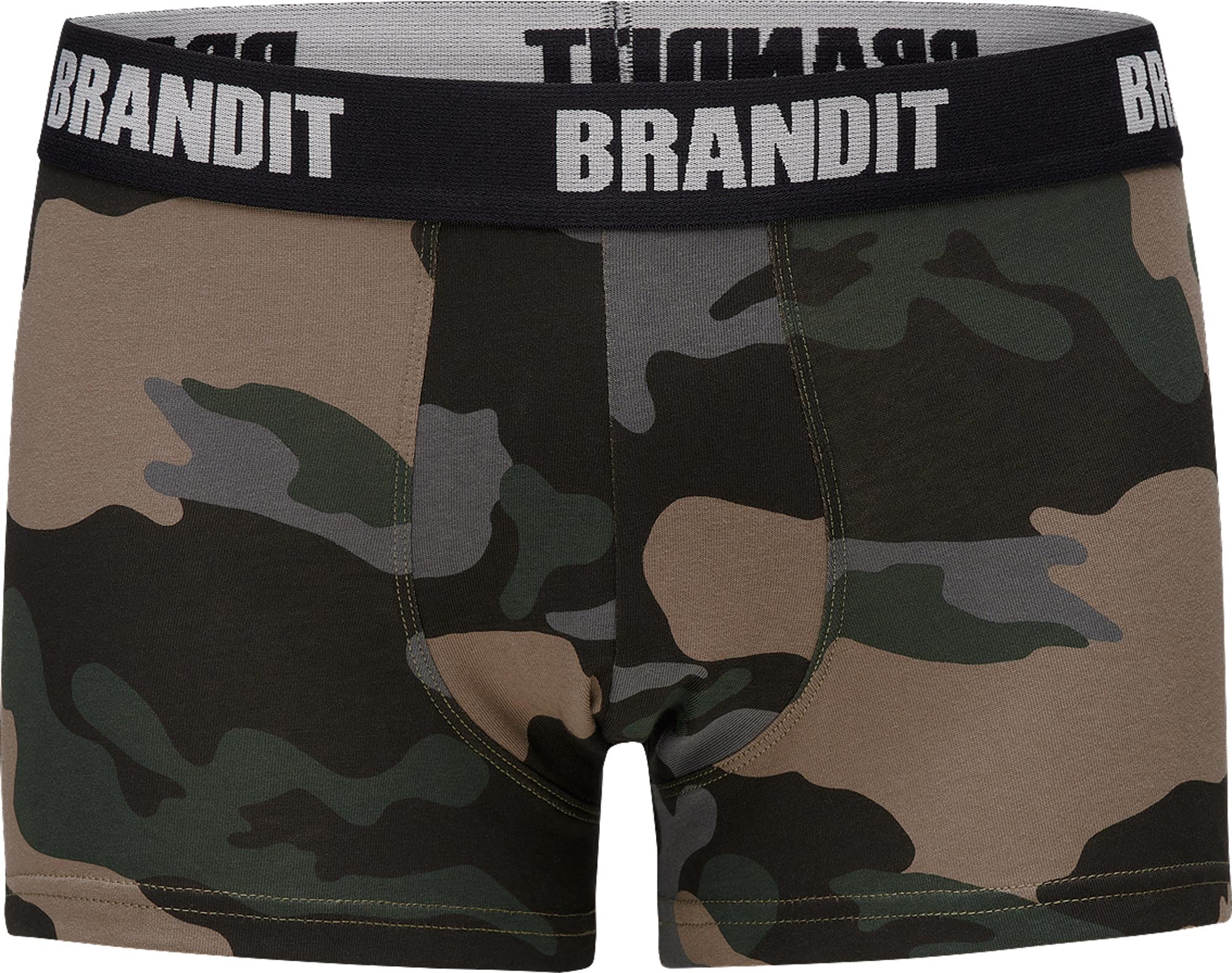 Brandit Logo Boxer - Pack de 2 Camouflage foncé/Noir M Figure 2