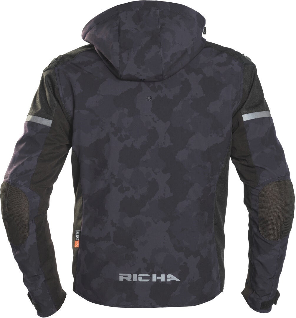 Richa Stealth waterproof Motorcycle Textile Jacket black/camouflage XXL Figure 2