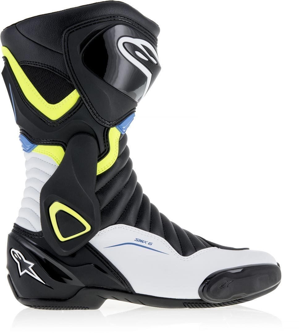 Alpinestars SMX-6 V2 Motorcycle Boots black/white/blue 42 Figure 4