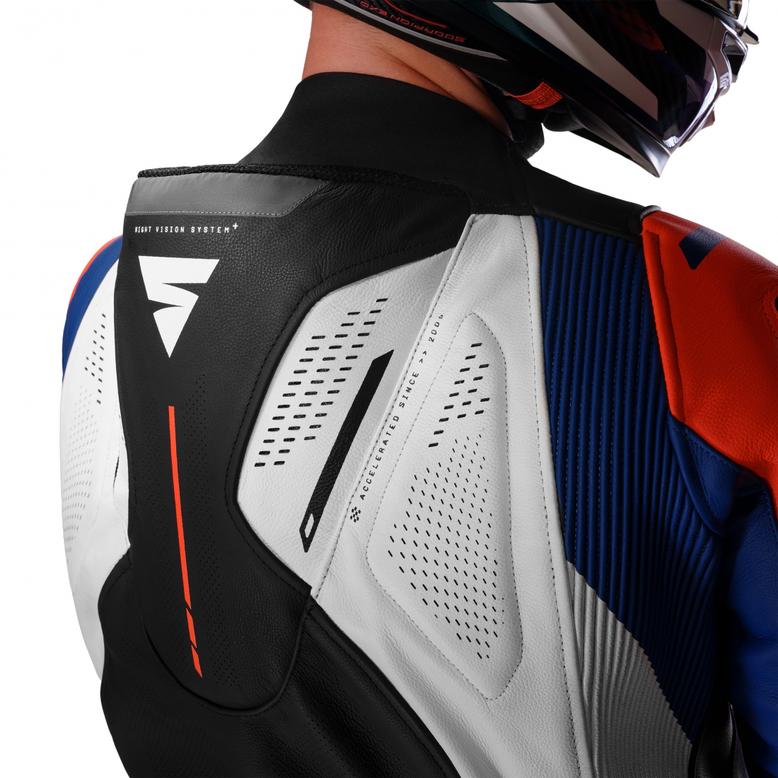SHIMA Mission ST Jachetă de piele de motocicletă Negru/Alb/Roșu 54 Figura 14