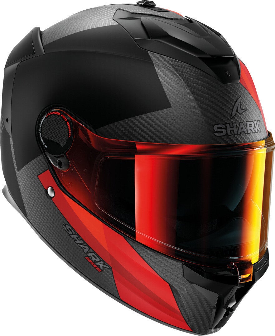Side view of Shark Spartan GT Pro Dokhta Carbon Helmet