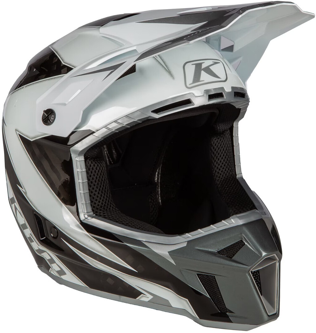 Klim F3 Lighting Carbon Motocross roder vit/grå S (54/55) Figur 3
