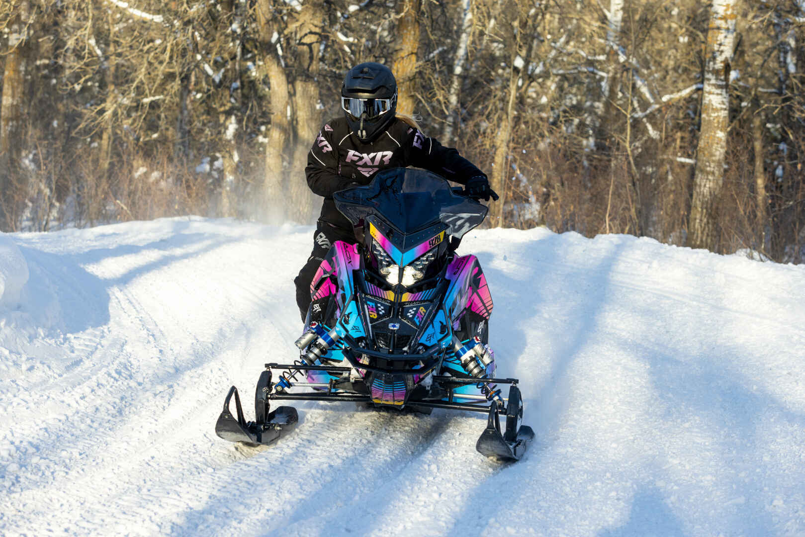 FXR Adrenaline Snescooterjakke til damer sort/grå 4 Figur 3