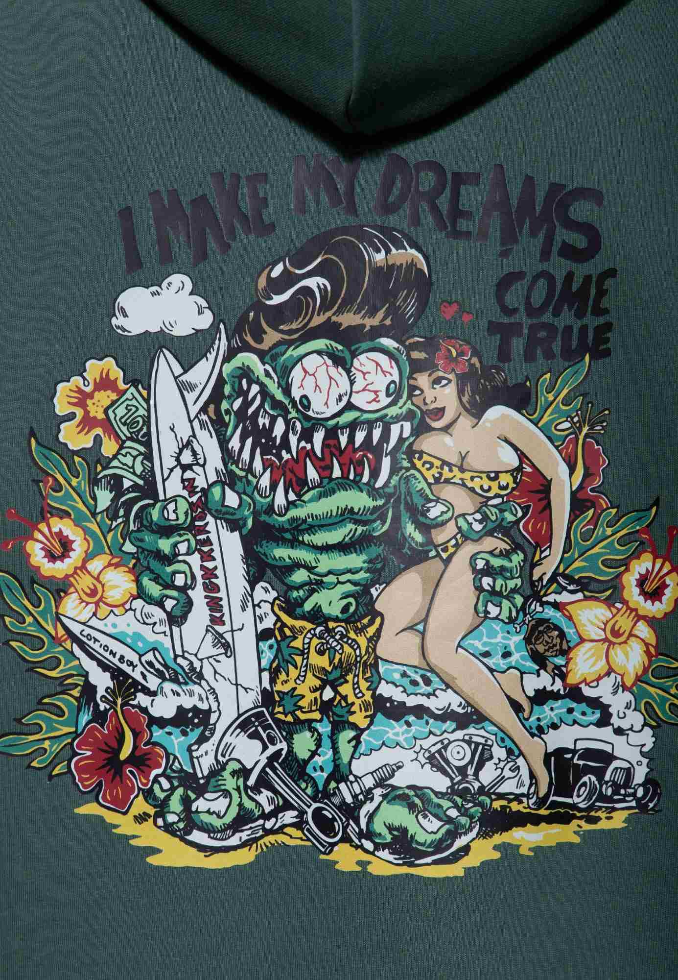 King Kerosin I Make My Dreams Come True Hoodie XL Figure 5