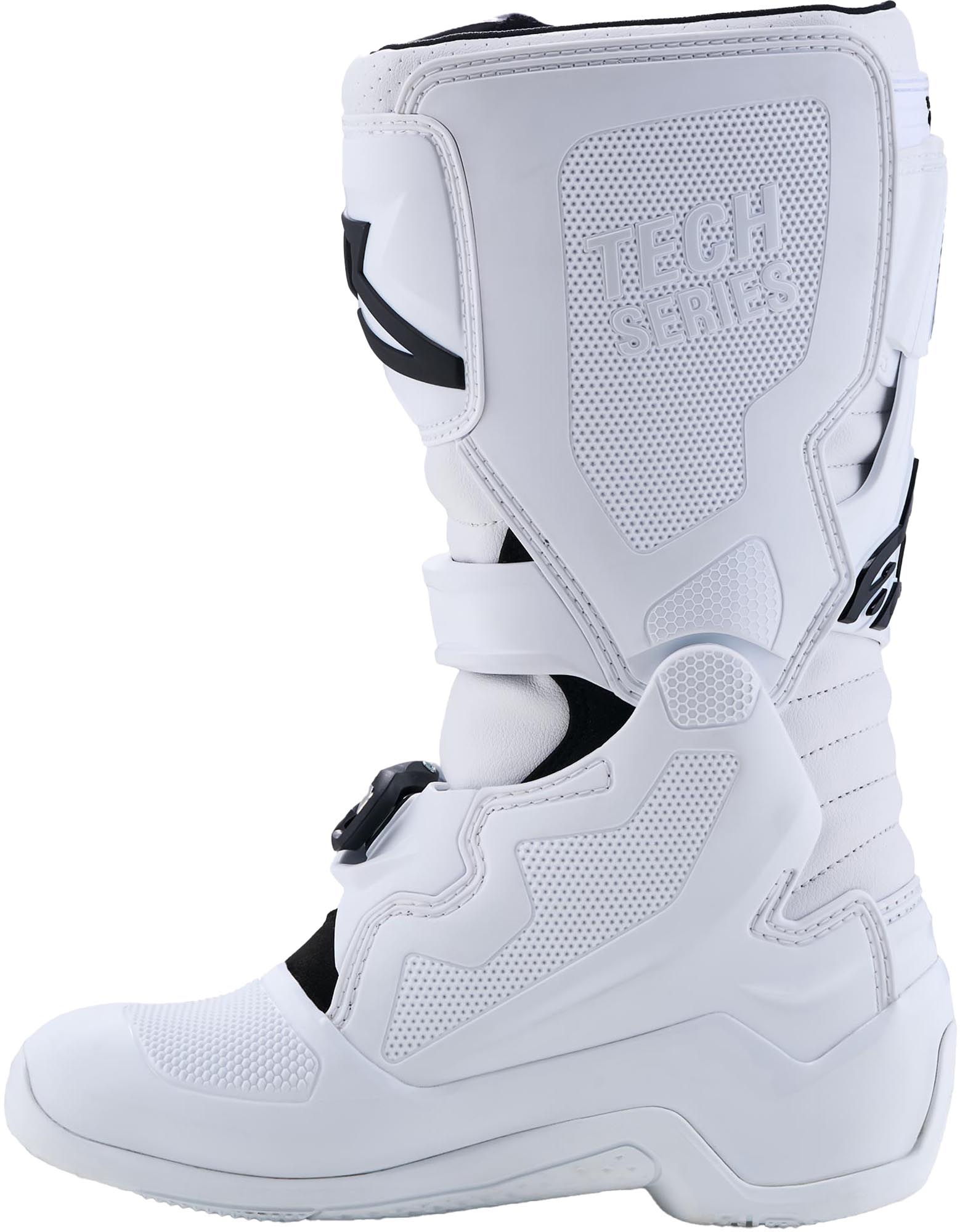 Alpinestars Tech 7S Jeugd Motorcross Laarzen Wit 5 Figuur 6