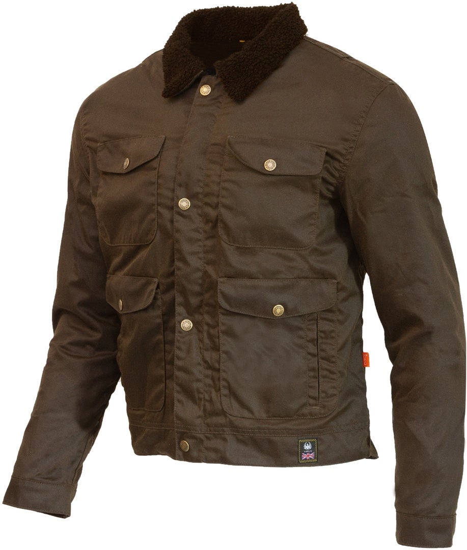 Merlin Millington D3O Motorcycle Waxed Jacket-image-637297651