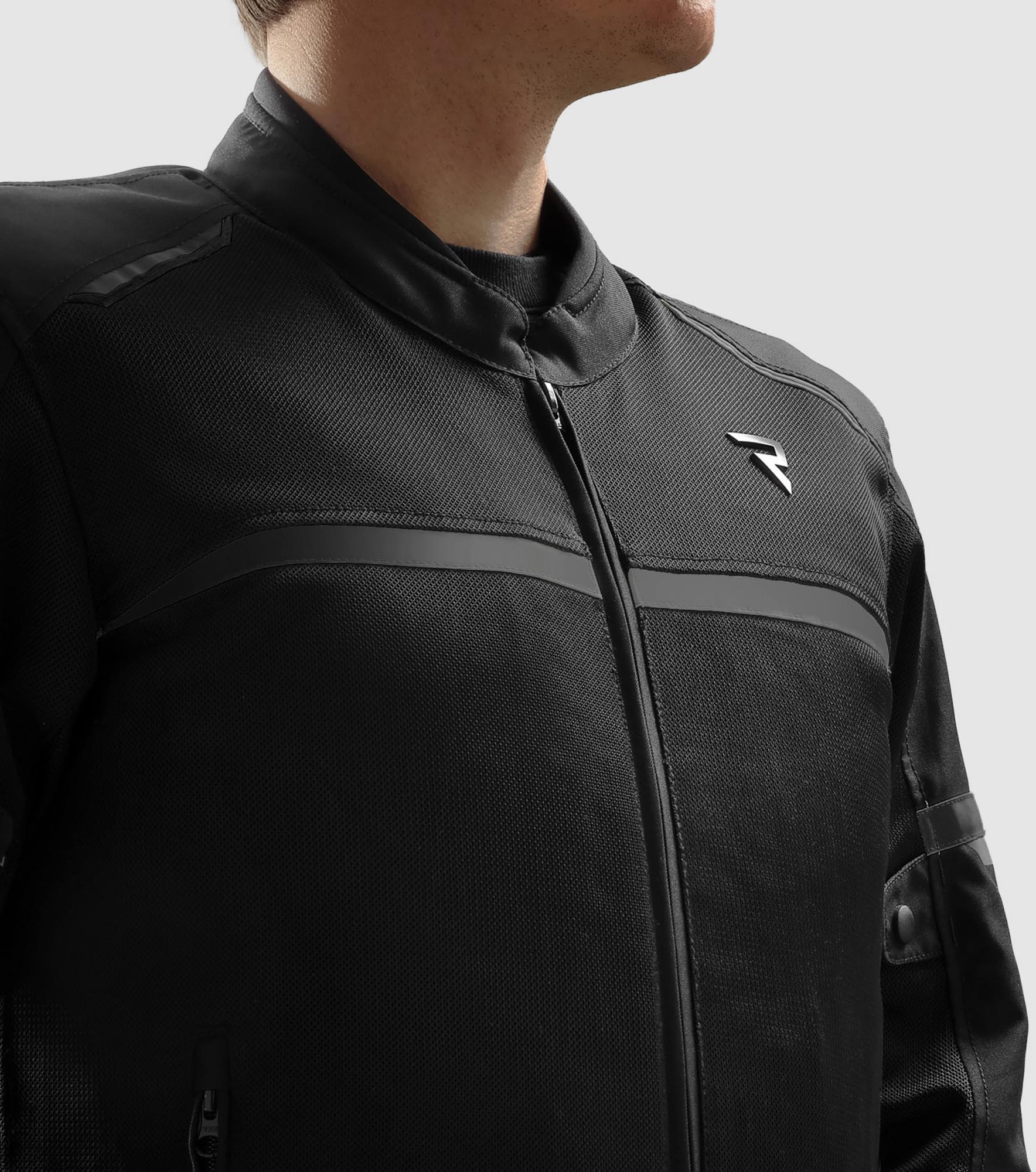 Side view of Rebelhorn Echo waterproof Motorcycle Textile Jacket