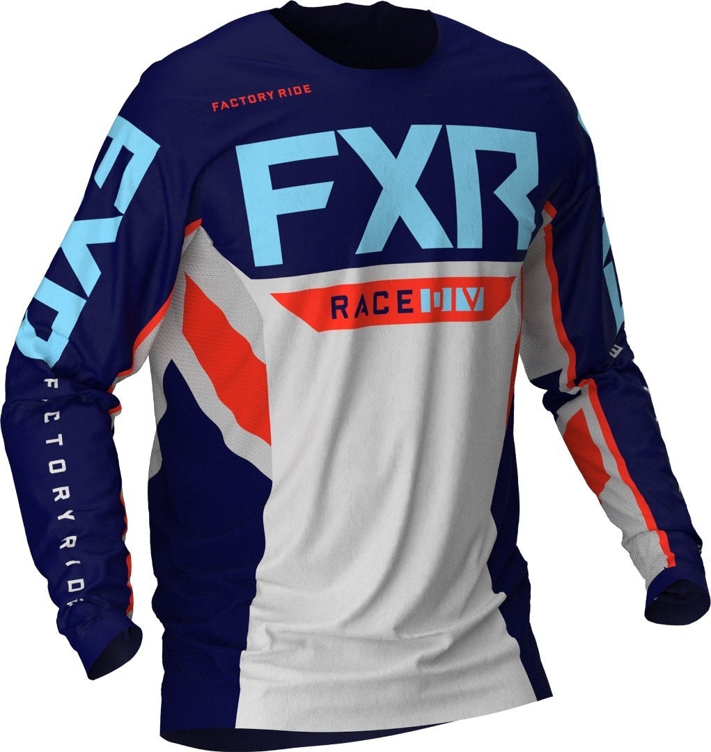 FXR Podium Off-Road MX Gear Motocross Jersey blå/grå S Figur 1