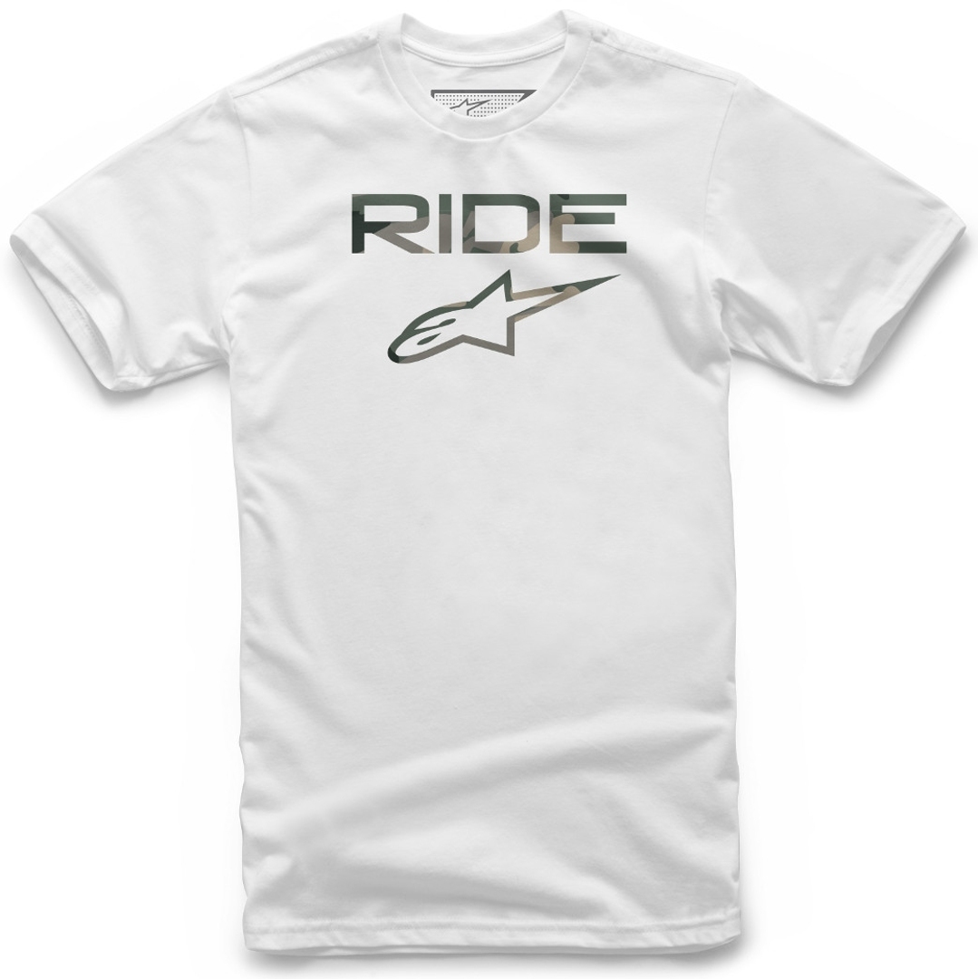 Alpinestars Ride 2.0 Camo T-Shirt Wit S Figuur 1