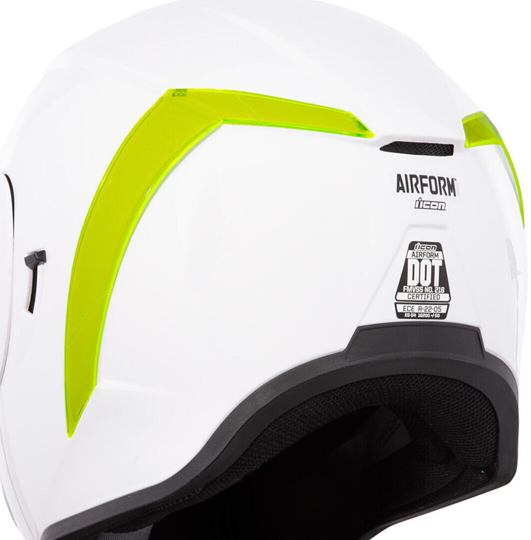 Icon Airform Dayglow Neon Spoiler spate Galben neon Figura 1