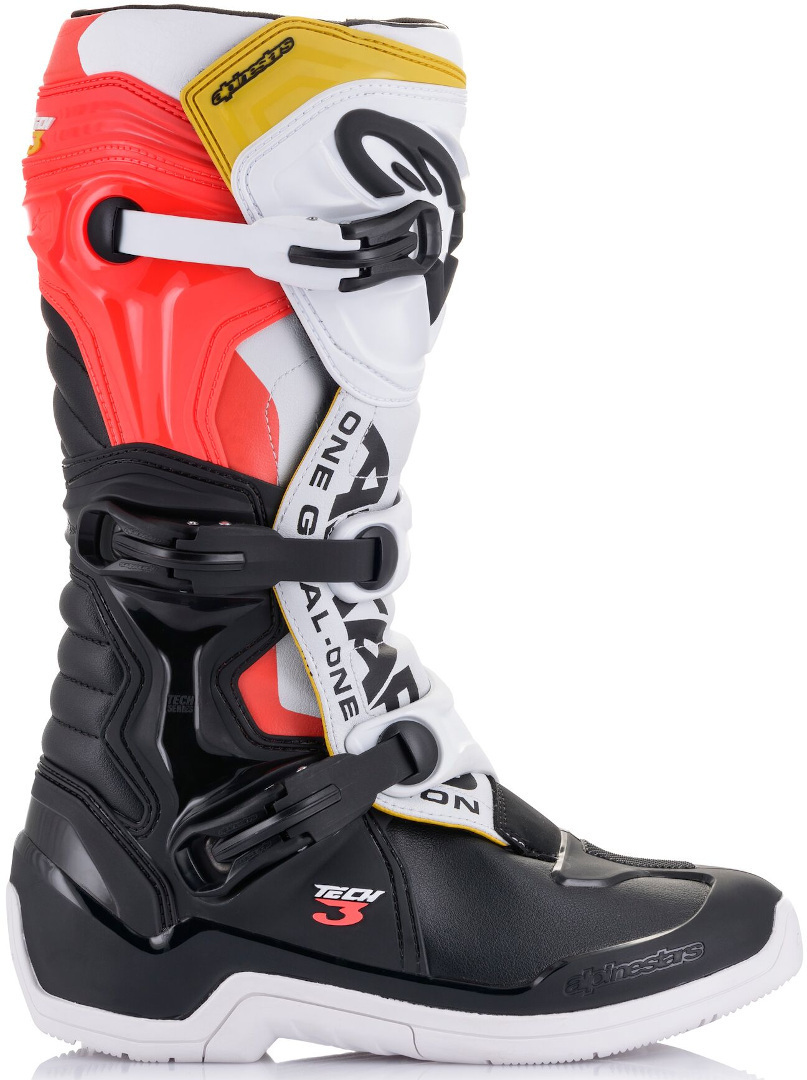 Alpinestars Tech 3 Motocross Boots black/white/red 9 (43) Figure 5