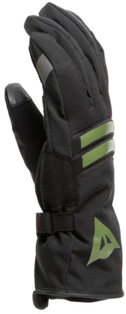 Dainese Plaza 3 D-Dry Vandtætte motorcykelhandsker sort/grøn L Figur 2