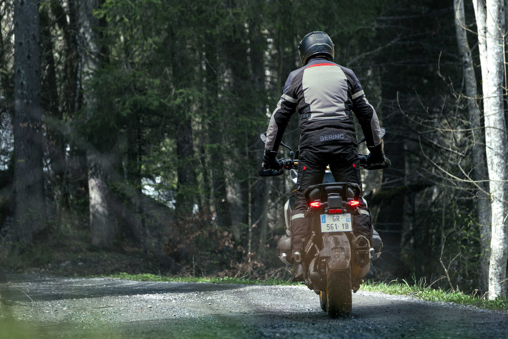 Bering Halifax 17353 wasserdichte Motorrad Textiljacke hellgrau/anthrazit M Abbildung 11