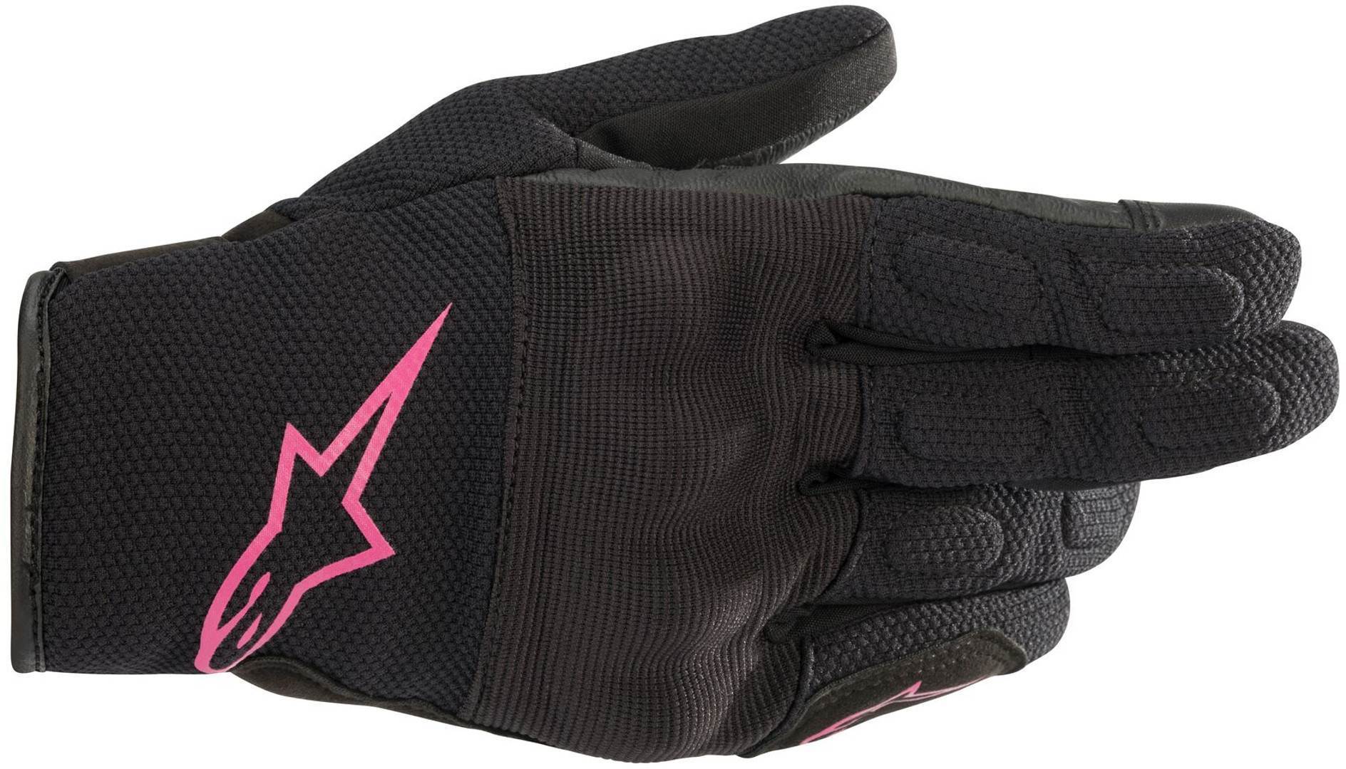 Alpinestars Stella S Max Drystar Mănuși impermeabile pentru motociclete pentru doamne Negru/roz XL Figura 1