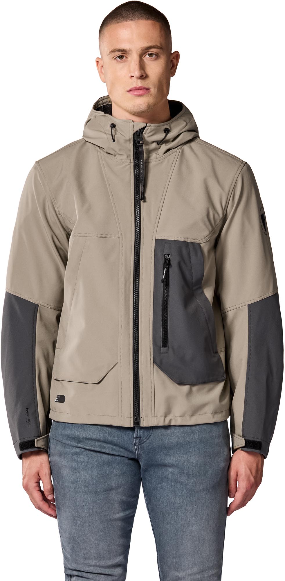 Revit Boson Motorrad Textiljacke sand/grau L Abbildung 3