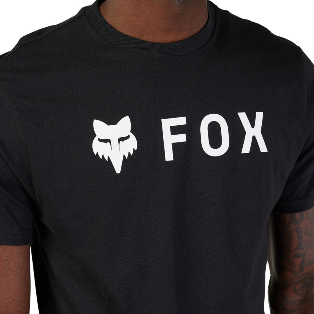 FOX Absolute Premium T-shirt Sort/hvid L Figur 4