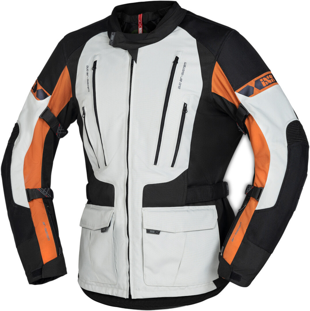 IXS Lennik-ST Motorcycle Textile Jacket black/grey M Figure 1