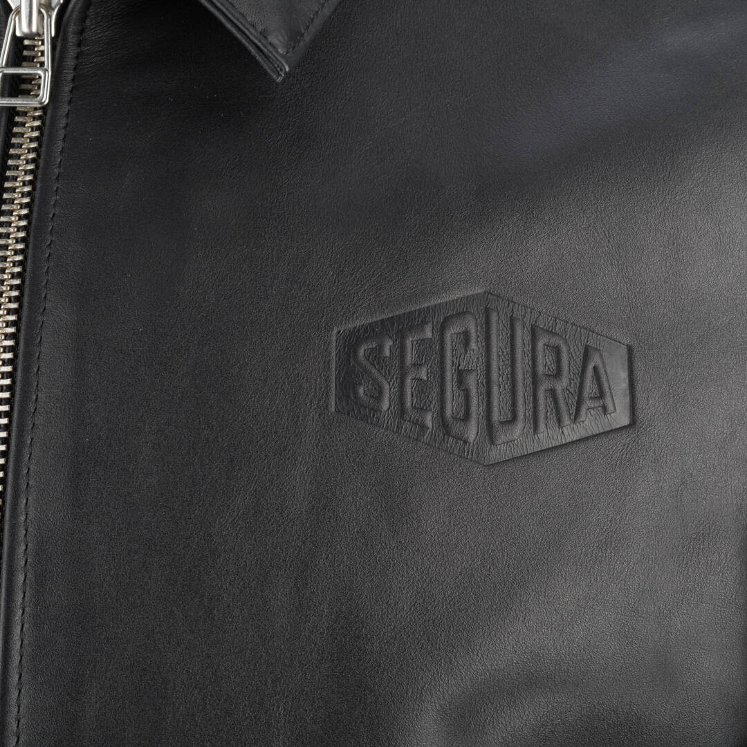 Side view of Segura Bogart Motorcycle Leather Jacket