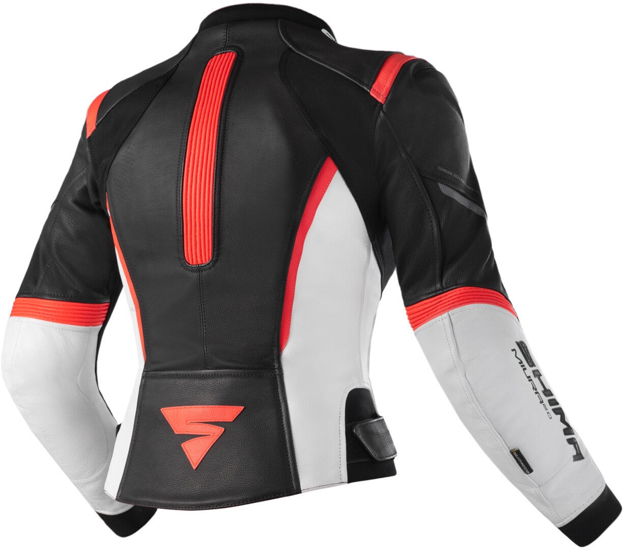 SHIMA Miura 2.0 Ladies Motorcycle Leather Jacket black/white/red 36 Figure 2
