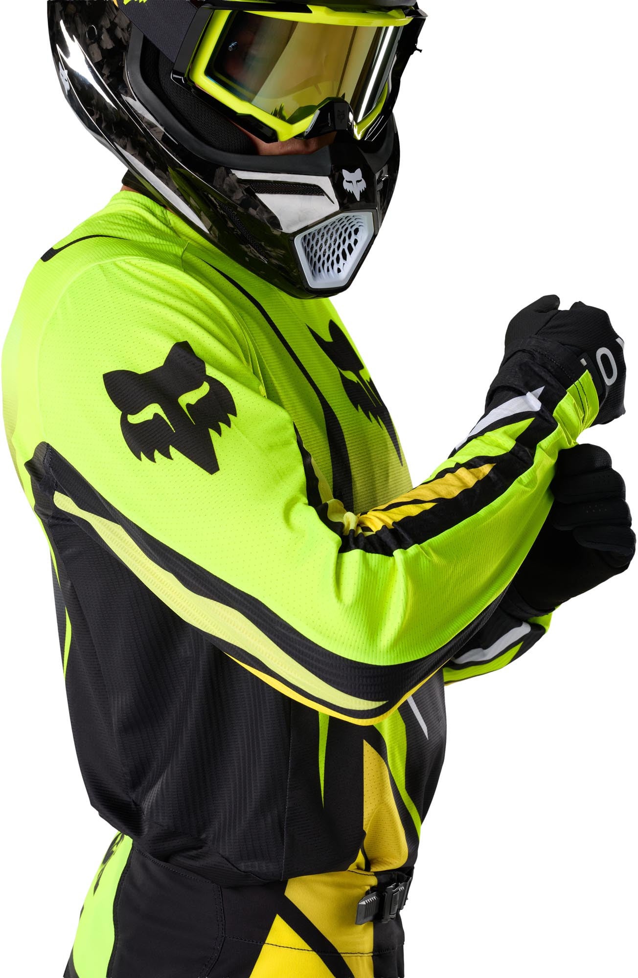 FOX 360 Foundry Motocross-trui Geel/zwart S Figuur 6