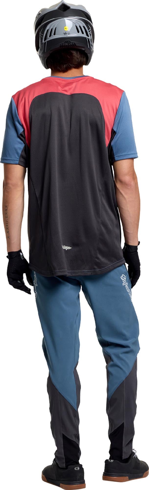 Troy Lee Designs Stage Signature Short Sleeve Bicycle Jersey blue/grey XXL Figure 14