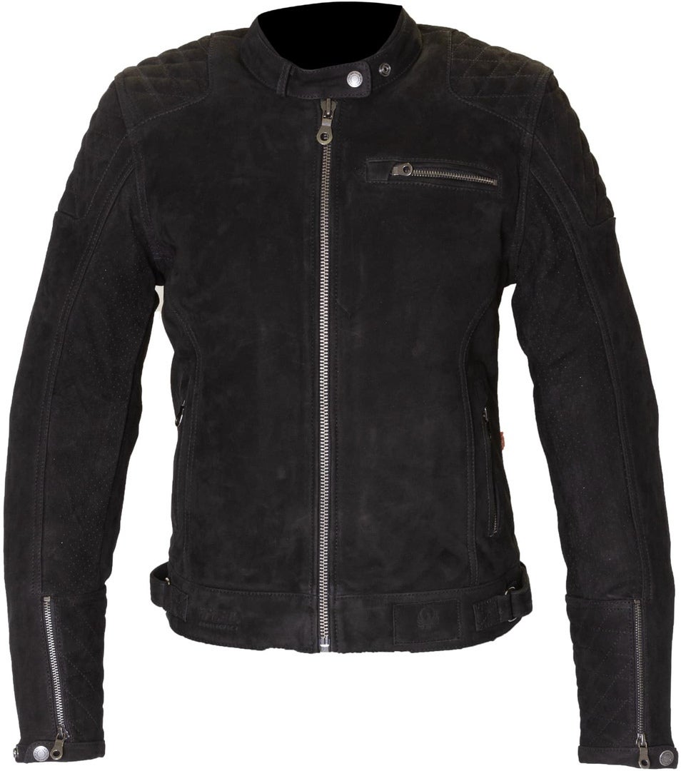 Merlin Isla TFL D3O Damen Motorrad Lederjacke schwarz S Abbildung 1