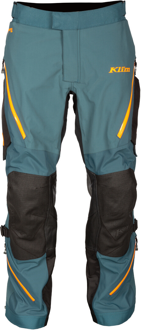 Klim Badlands Pro 2023 Pantaloni textile pentru motociclete Albastru/Verde Short 36 Figura 5