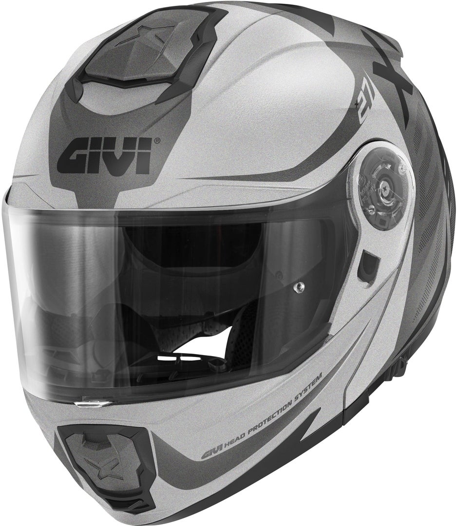GIVI X.27 Dimension Casco abatible negro mate/titanio/plata M Figura 1